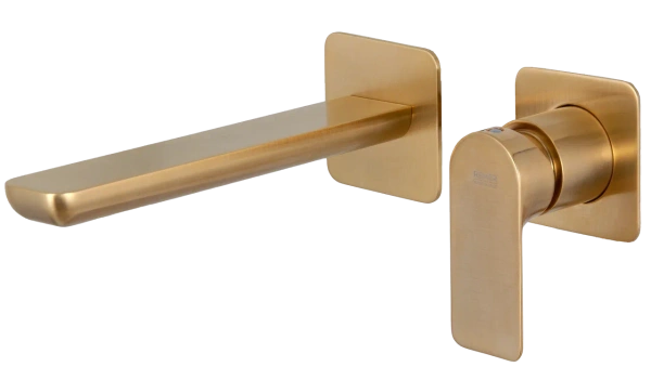 Смеситель для раковины Remer Infinity I15PLBG, золото брашированное