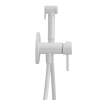 Гигиенический душ со смесителем Mariani Next B37185NXW, белый матовый