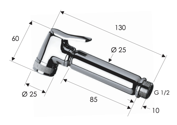 Гигиенический душ Remer 332OLX