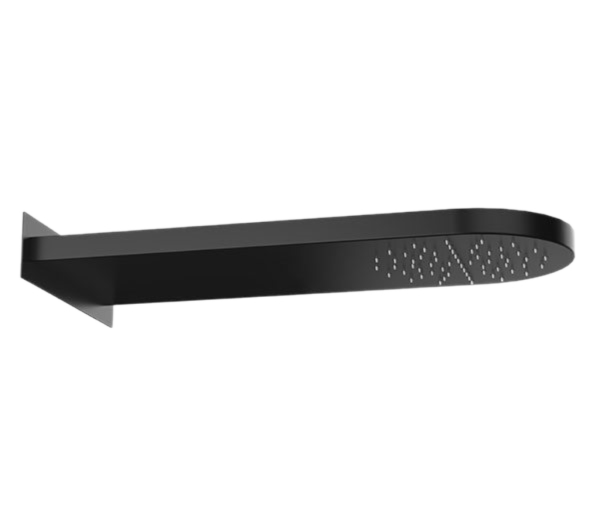 Верхний душ настенный 50x20 см Remer 350MMNOX, черный матовый