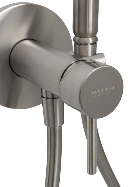 Гигиенический душ со смесителем Mariani Next B16185NXW, нержавеющая сталь