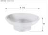 Мыльница без опоры Remer SQ ACGL10SU