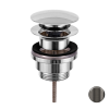 Донный клапан универсальный 1”1/4 Remer 905CCR114GM оружейная сталь PVD