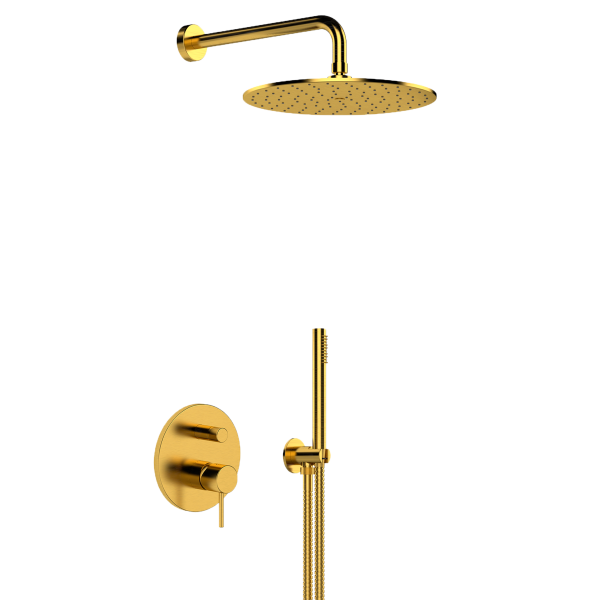 Душевая система  Mariani Next B2216BNSTB30, золото брашированное