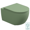 Чаша подвесного унитаза со смывом Eco Clean (торнадо) GSG Ceramic Design Like LKWCSOEC031, Salvia Matt