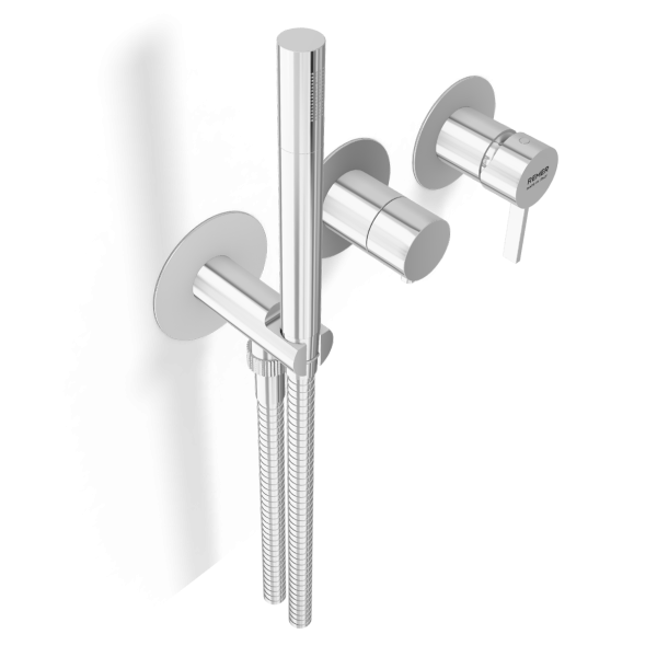 Смеситель для душа Remer Metrica MC97D3PWB, хром