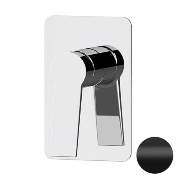 Смеситель для душа Remer Slash SL30LNO, черный матовый