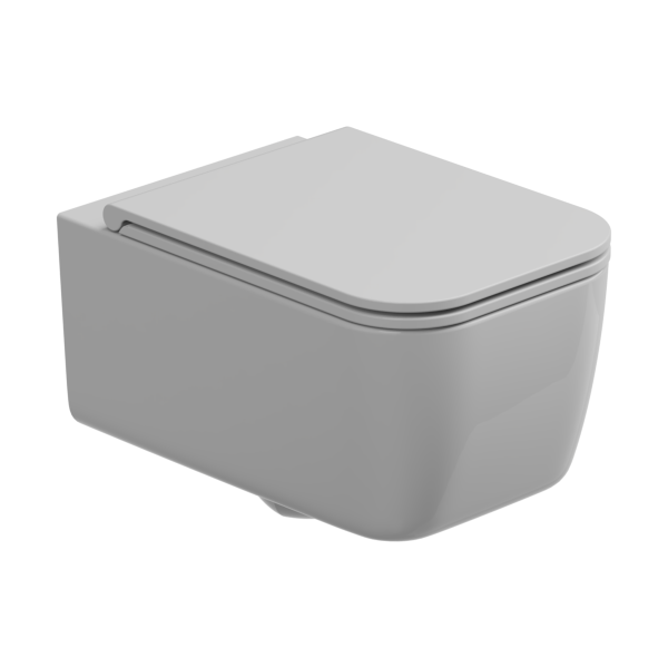 Чаша подвесного унитаза GSG Ceramic Design Brio BRWCSO000, белый глянцевый