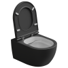 Чаша подвесного унитаза биколор GSG Ceramic Design Like LKWCSOBI000/003, White/Black Matt