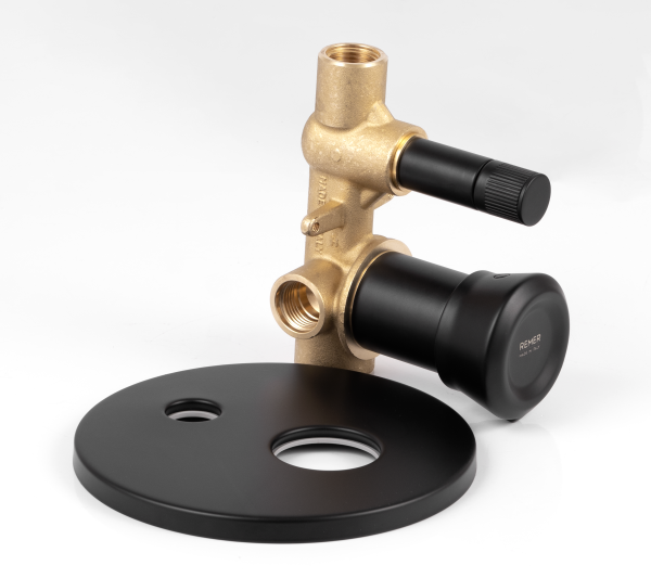 Смеситель для душа Remer Element ET09HNO, черный матовый