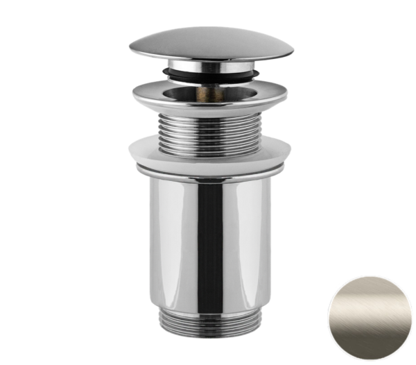 Донный клапан без перелива 1”1/4 Remer 904CC114XV, сталь