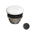 Донный клапан универсальный 1”1/4 с керамической крышкой GSG Ceramic Design PILTONUNIAR003, черный матовый