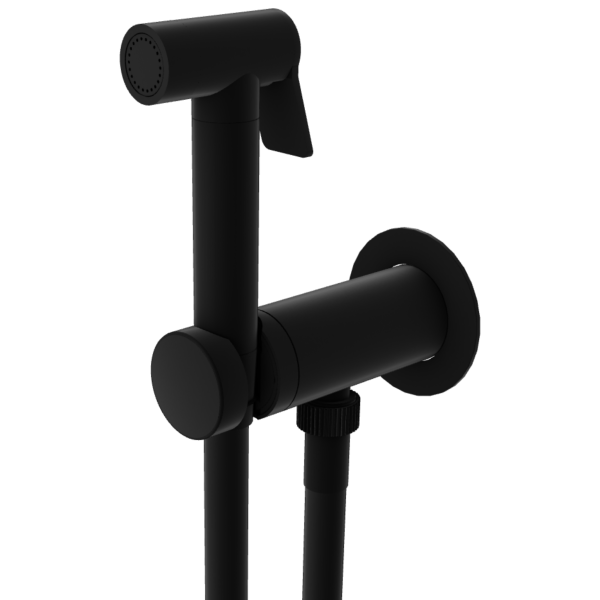 Гигиенический душ со смесителем Remer X Style X61POEWBNO, черный матовый