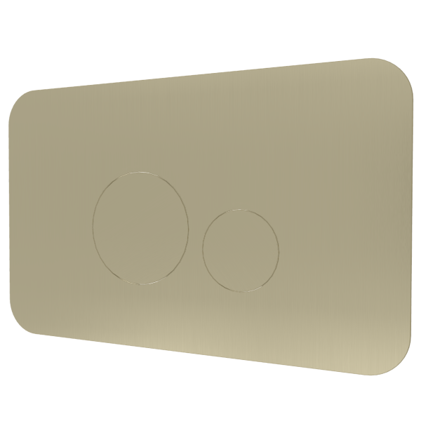 Кнопка смыва Remer RB810NZ, никель брашированный PVD