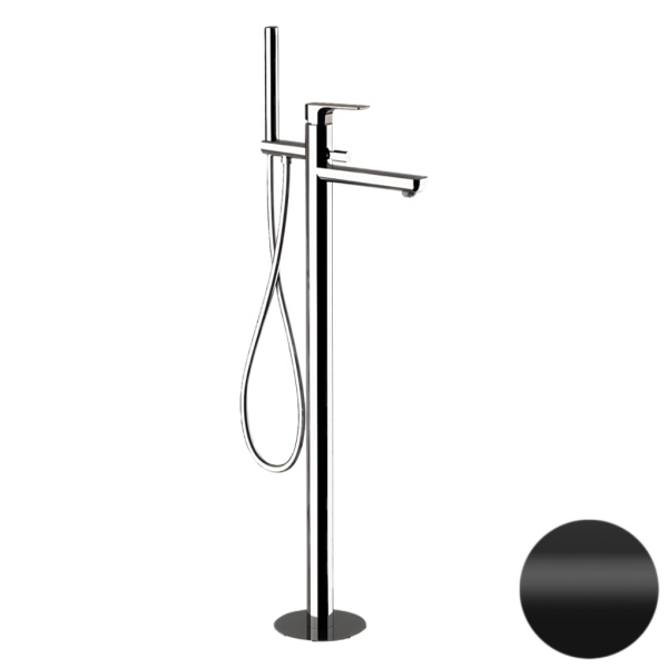 Смеситель для ванны Daniel Tiara TA67815, чёрный матовый