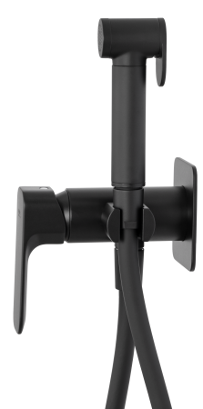 Гигиенический душ со смесителем Daniel Tiara TA645BP4DC15, чёрный матовый