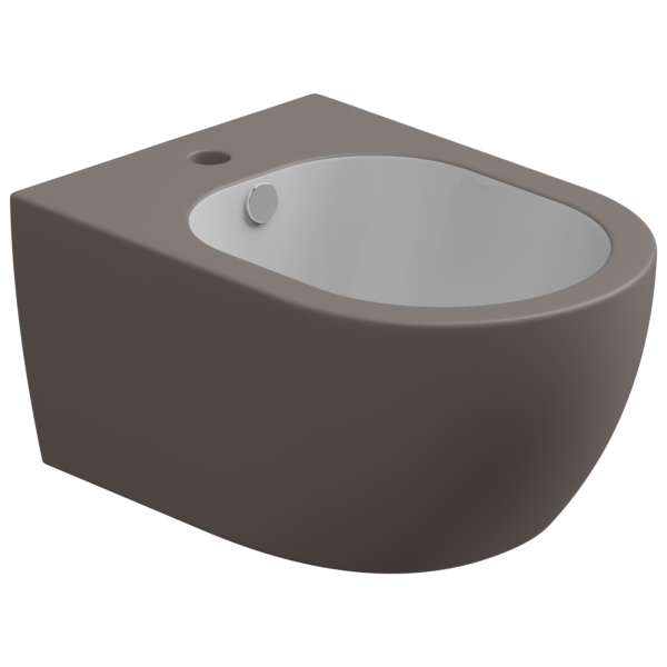 Биде подвесное биколор GSG Ceramic Design Like LKBISOBI000/029, White/Tortora Matt