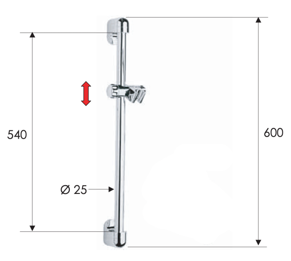 Душевая стойка 60 см Remer 311D