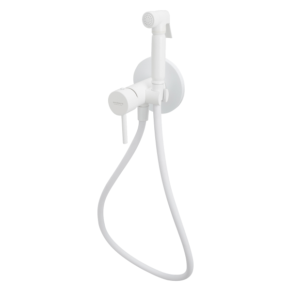 Гигиенический душ со смесителем Mariani Next B37185NXW, белый матовый