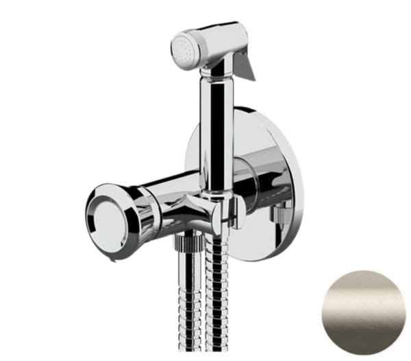 Гигиенический душ со смесителем Remer Element ET65XV, сталь