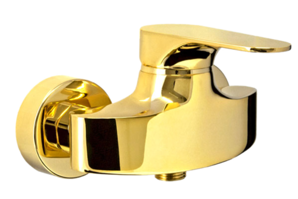 Смеситель для душа Remer Class Line LC31DO, золото глянцевое