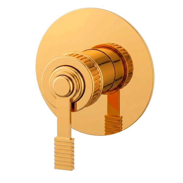 Смеситель для душа Remer Atelier AL30LGP, золото глянцевое PVD
