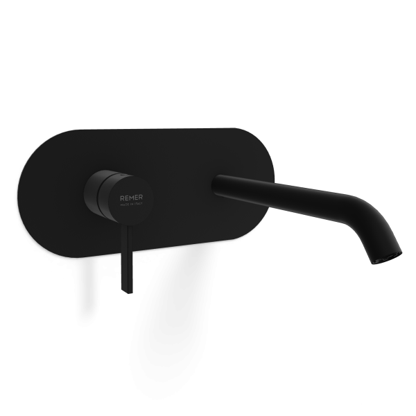 Смеситель для раковины Remer Metrica MC15WBNO, черный матовый