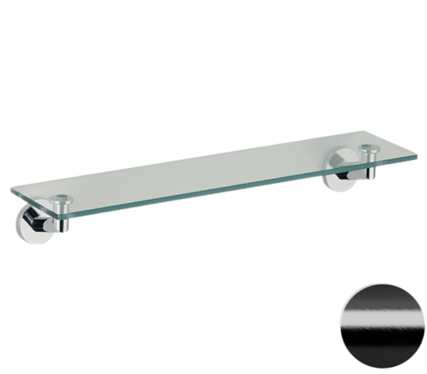 Полка 53 см Remer Guest GS20CFP, черный брашированный хром