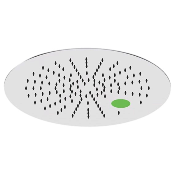 Верхний душ потолочный с подсветкой 44 см Remer INOX SS357REFM44
