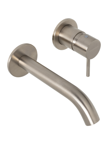 Смеситель для раковины Mariani Next B16565NSP, нержавеющая сталь