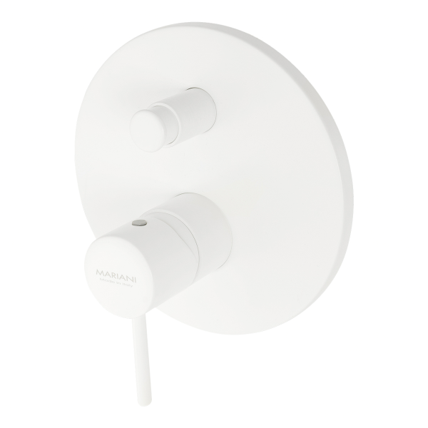 Смеситель для душа Mariani Next B37173NS, белый матовый