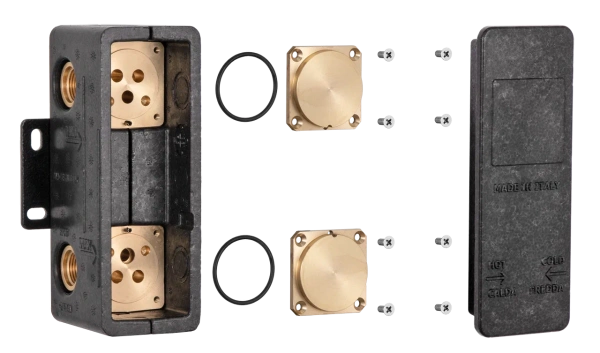 Скрытая часть на 2 выхода Remer RRBOX92