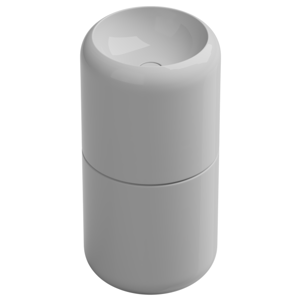 Раковина напольная 42 см GSG Ceramic Design Petra PELAVCOLFS000, белый глянцевый