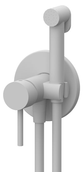 Гигиенический душ со смесителем Remer X Style X65WBO, белый матовый