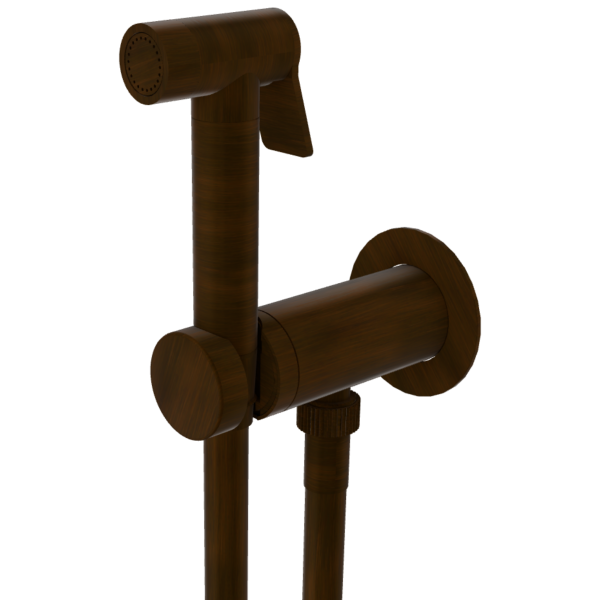 Гигиенический душ со смесителем Remer X Style X61POEWBBR, бронза масляная