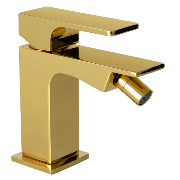 Смеситель для биде Remer Absolute AU20DO, золото глянцевое