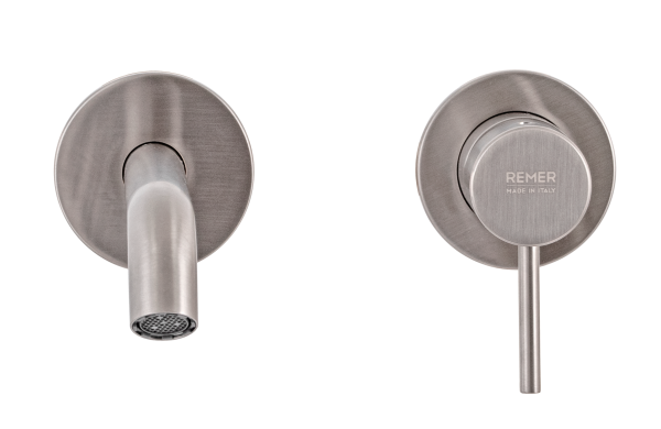 Смеситель для раковины Remer X Style X15PWBXV, сталь