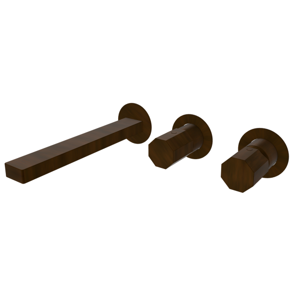 Смеситель для ванны Remer Ottagono ON54D3PWBBR, бронза масляная