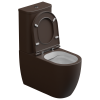 Чаша напольного унитаза биколор GSG Ceramic Design Like LKMBLBI000/035P, White/Cacao Matt
