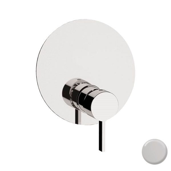 Смеситель для душа Remer Metrica MC30KBBO, белый матовый