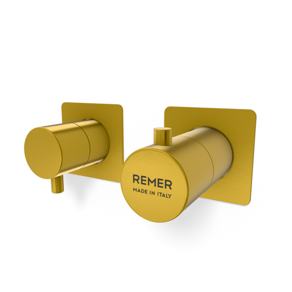 Смеситель для душа Remer X Style XT92ZQPWBHS, латунь брашированная PVD