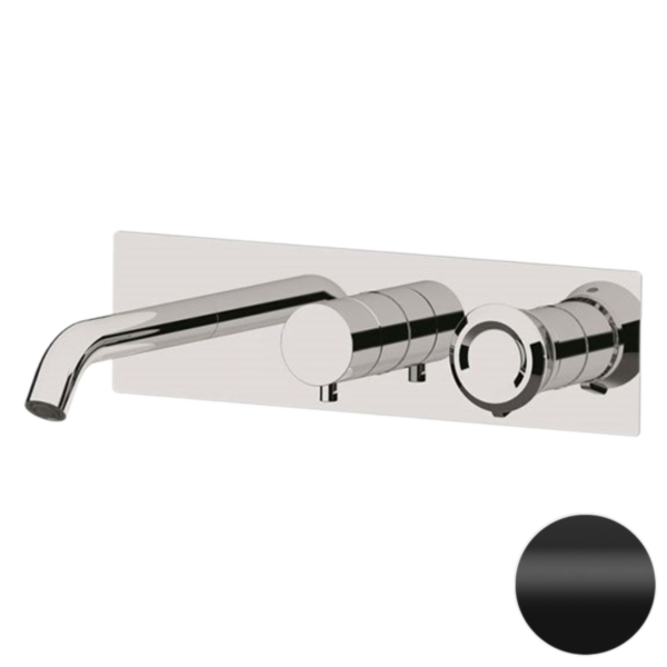 Смеситель для ванны Remer Element ET54D3NO, черный матовый