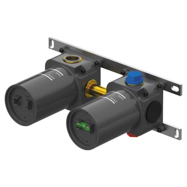 Скрытая часть горизонтальная на 2 выхода Remer WBOX92Z