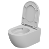 Чаша подвесного унитаза биколор со смывом Eco Clean (торнадо) и креплением GSG Ceramic Design Like RULKWCSOECBI000/001FI, White/White Matt