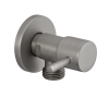 Запорный вентиль 1/2*1/2 Remer 128L1212NPO, никель матовый брашированный