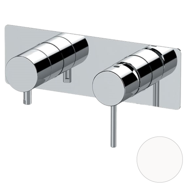 Смеситель для душа Remer X Style X93ZWBBO, белый матовый
