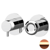 Смеситель для душа Remer Element ET92ZPWBRP, медь брашированная