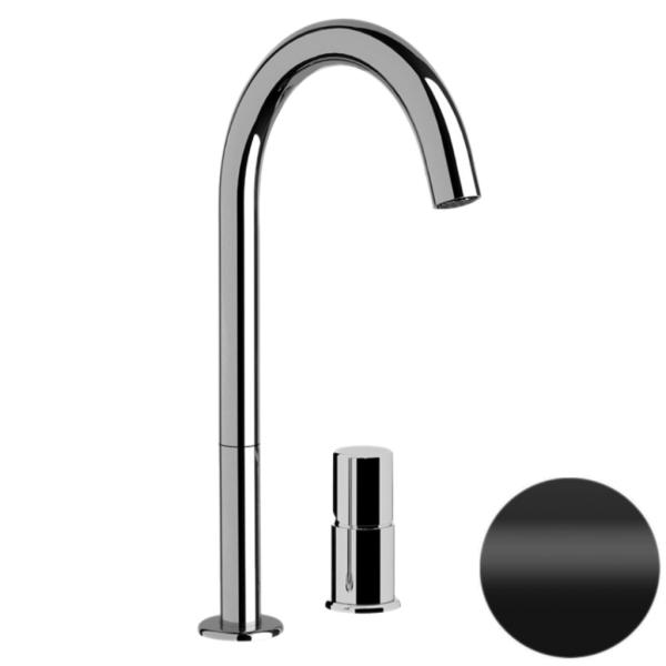 Смеситель для раковины Daniel Trilogy TG655L15, чёрный матовый