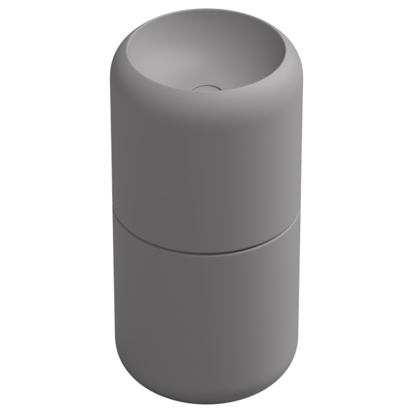 Раковина напольная 42 см GSG Ceramic Design Petra PELAVCOLFS038, Fumo Matt