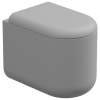 Чаша приставного унитаза Eco Clean (торнадо) GSG Ceramic Design Petra PEWC01EC033P, Perla Matt
